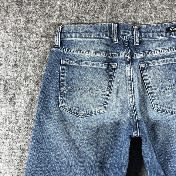 Lucky Brand Classic Rider Crop Jeans Womens 6/28 Blue Medium Wash Denim Stretch - Picture 15 of 16